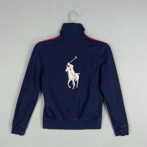 Ralph Lauren Jackets & Blazers - Ralph Lauren Jacket Womens Small Navy Big Pony US Open Tennis Full Zip Top 2009